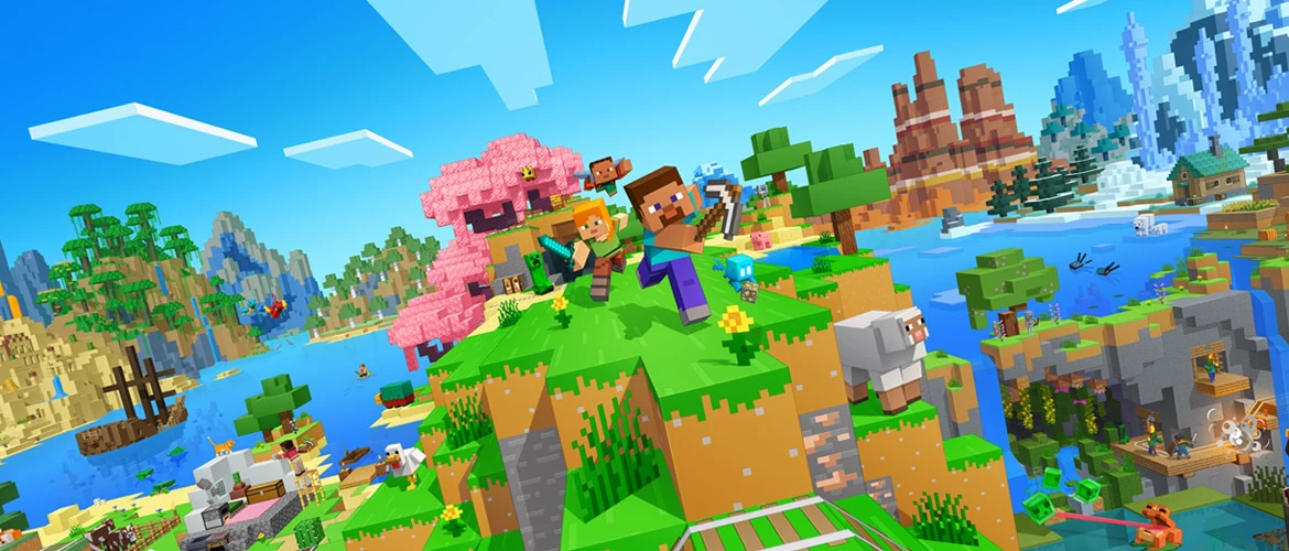 Minecraft official key artwork
