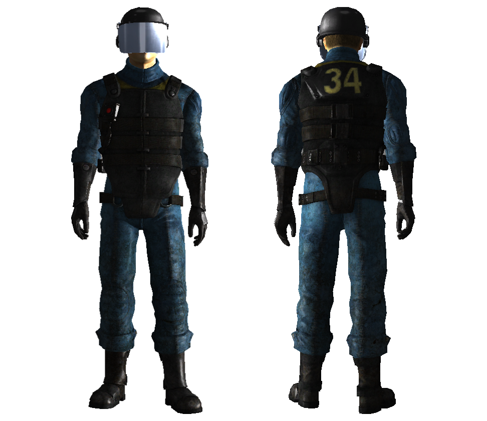 Vault 34 Security Armor — Fallout: New Vegas