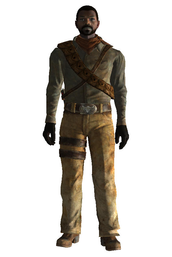 Ranger Red Scarf Outfit — Fallout: New Vegas