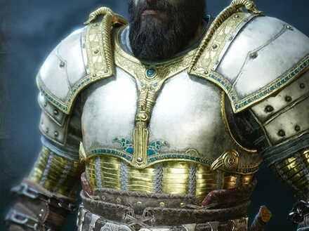 Risen Snow Breastplate — God of War Ragnarök